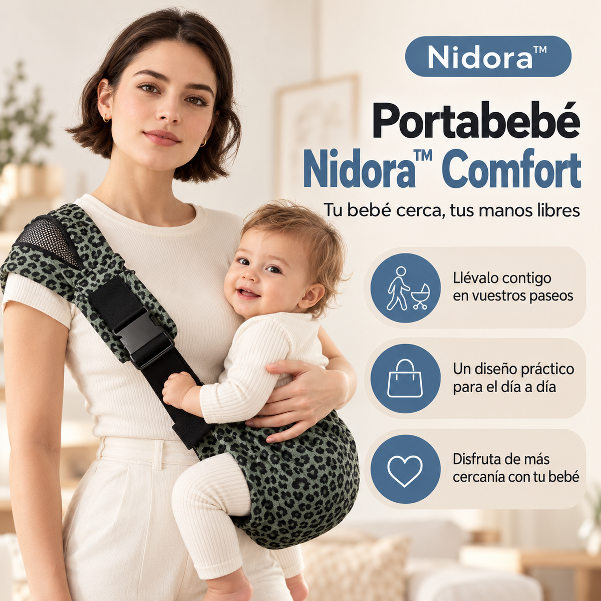 Portabebés Nidora™ Comfort